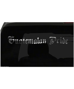 GUATEMALAN PRIDE decal Country Pride vinyl sticker all size & colors FAST Ship!