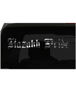 KAZAKH PRIDE decal Country Pride vinyl sticker all size & colors FAST Ship!