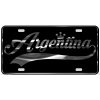 Argentina License Plate All Mirror Plate & Chrome and Regular Vinyl Choices