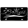 Brazil License Plate All Mirror Plate & Chrome and Regular Vinyl Choices