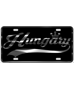 Hungary License Plate All Mirror Plate & Chrome and Regular Vinyl Choices