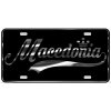 Macedonia License Plate All Mirror Plate & Chrome and Regular Vinyl Choices