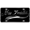 New Zealand License Plate All Mirror Plate & Chrome and Regular Vinyl Choices