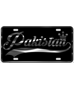 Pakistan License Plate All Mirror Plate & Chrome and Regular Vinyl Choices