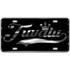 Tuvalu License Plate All Mirror Plate & Chrome and Regular Vinyl Choices