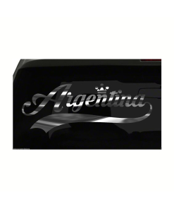Argentina sticker Country Pride Sticker all chrome and regular colors choices