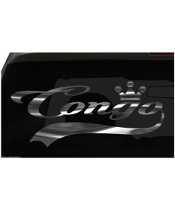Congo sticker Country Pride Sticker all chrome and regular colors choices