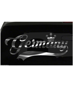 Germany sticker Country Pride Sticker all chrome and regular colors choices
