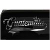Guatemala sticker Country Pride Sticker all chrome and regular colors choices