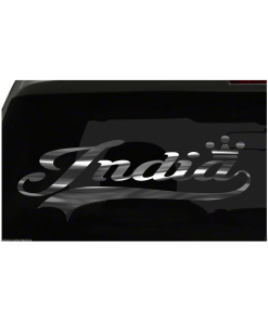 India sticker Country Pride Sticker all chrome and regular colors choices