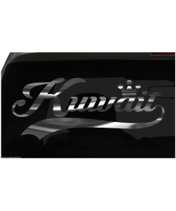 Kuwait sticker Country Pride Sticker all chrome and regular colors choices
