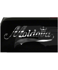 Moldova sticker Country Pride Sticker all chrome and regular colors choices