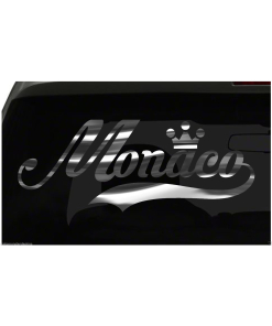 Monaco sticker Country Pride Sticker all chrome and regular colors choices