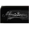 Montenegro sticker Country Pride Sticker all chrome and regular colors choices