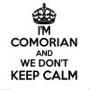 Comorian Wall Sticker... 20 inches Tall We Don't Keep Calm Vinyl Wall Art Decor