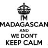 Madagascan Wall Sticker... 20 inches Tall We Don't Keep Calm Vinyl Wall Art