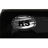 KS Sticker Kansas State oval euro all chrome & regular vinyl color choices