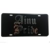 Ainu Pride License Plate All Mirror Plate & Chrome and Regular Vinyl Choices