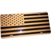 American Flag Reflective Ultimate Max Stealth Subdued Tactical Heavy Duty Aluminum License Plate S15