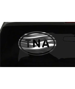 TNA Sticker Tits Ass Funny Adult oval euro chrome & regular vinyl color choices