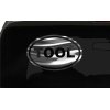 Tool Sticker Worker Helmet Work oval euro chrome & regular vinyl color choices