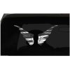 Wings Sticker Angel Wings Religious S8 all chrome & regular vinyl colors