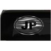 Japan Sticker JP Country Code Euro Oval all chrome and regular vinyl colors