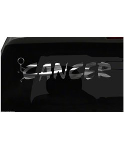 F Cancer Sticker Cancer Awareness sticker all chrome and regular vinyl color