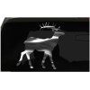 Deer Sticker Elk Deer Hunting S3 All size regular & Chrome Mirror Vinyl Colors