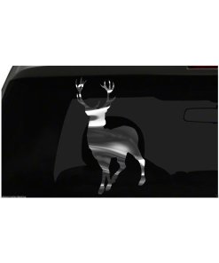 Deer Sticker Elk Deer Hunting S6 All size regular & Chrome Mirror Vinyl Colors