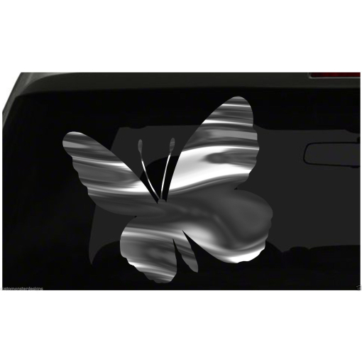 Butterfly Sticker Butterfly cute love all chrome and regular vinyl colors
