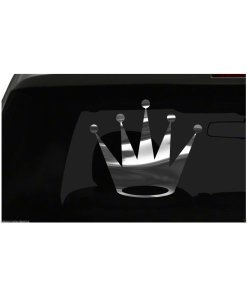CROWN Sticker Royalty Princess Queen cute all chrome and regular vinyl colors
