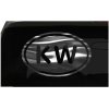 Key West Sticker KW Oval sticker all chrome and regular vinyl colors