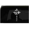 Christian Cross Sticker Jesus Religious S66 all chrome and regular vinyl colors