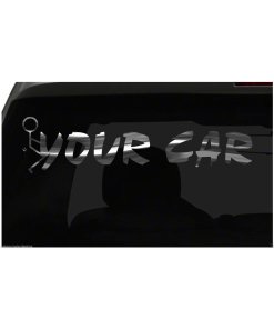 F Your Car Sticker Funny Rude Prank sticker all chrome and regular vinyl colors