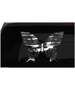 Butterfly Sticker Butterfly cute love S12 all chrome and regular vinyl colors