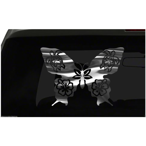Butterfly Sticker Butterfly cute love S12 all chrome and regular vinyl colors