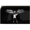 Angel with Wings Sticker Evil Devil Sexy S2 all chrome & regular vinyl colors