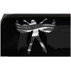 Angel with Wings Sticker Evil Devil Sexy S12 all chrome & regular vinyl colors