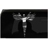 Angel with Wings Sticker Evil Devil Sexy S17 all chrome & regular vinyl colors