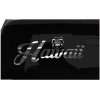 Hawaii Hibiscus Flower Sticker Aloha S8 all chrome and regular vinyl colors