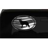 German Shepherd Sticker Dog oval euro all chrome & regular vinyl color choices