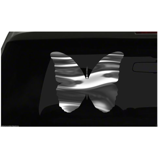 Butterfly Sticker Butterfly cute love S17 all chrome and regular vinyl colors