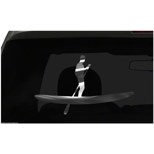STAND UP PADDLE BOARD Sticker Surfing Style4 all chrome & regular vinyl colors