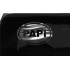 Papi Sticker GrandPa GrandFather oval euro chrome & regular vinyl color choices