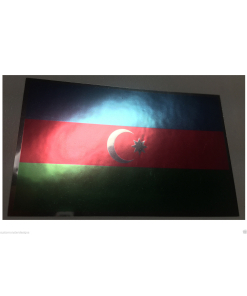 AZERBAIJAN FLAG Decal Vinyl Sticker chrome or white vinyl and 15 sizes to pick!