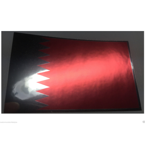 BAHRAIN FLAG Decal Vinyl Sticker chrome or white vinyl and 15 sizes to pick!