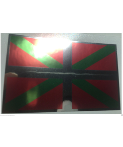 BASQUE FLAG Decal Vinyl Sticker chrome or white vinyl decal and 15 sizes!