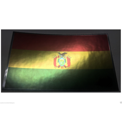 BOLIVIA FLAG Decal Vinyl Sticker chrome or white vinyl decal and 15 sizes!