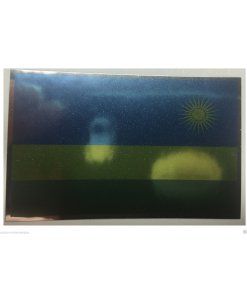RWANDA FLAG Decal Vinyl Sticker chrome or white vinyl decal and 15 sizes!